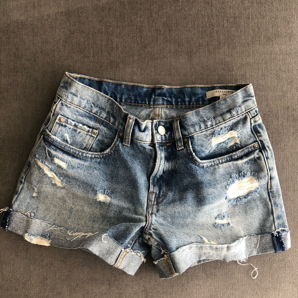 All Saints jean shorts